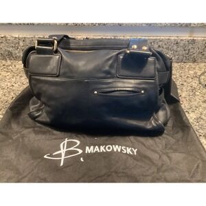 Vntg Makowsky leather handbag used